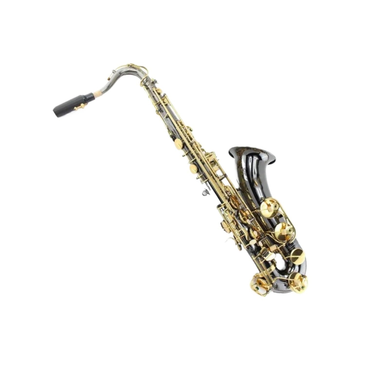 Saksofon Profesjonalny Saksofon Bb Tenor Black Nickel Instrument B Klucz Z Futerałem I Ustnikiem Akcesoria