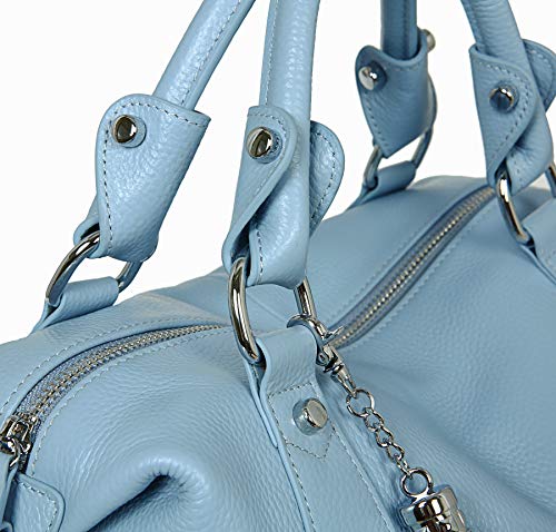 Image of HESHE Womens Genuine Leather Purse Satchel Tote Bags Ladies Real Leather Bags Crossbody Handbags