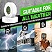 DOPKUSS 10-Pack White Electrical Tape Waterproof, 3/4 in x 66ft, Industrial Grade UL/CSA Listed High Temp Electrical Tape Electric Super Vinyl