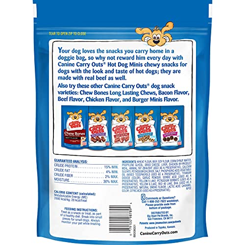 Canine Carry Outs Hot Dog Minis, 25 Ounce Bag - Thumbnail 2