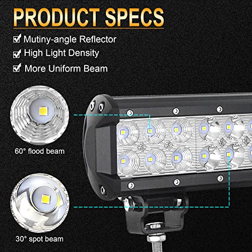 Barra de luz LED para coche off road y tractor con cableado 3