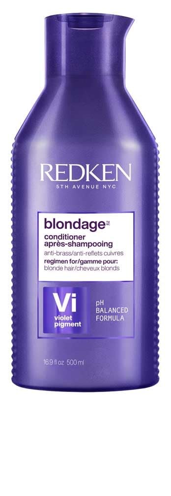 Redken Haarshampoo für blondes und blondiertes Haar ohne Gelbstich, Color Extend Blondage Shampoo, 1 x 500 ml