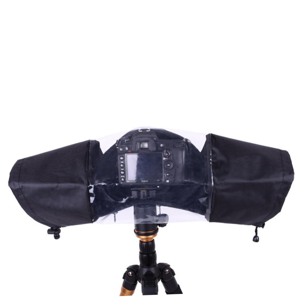 Funda impermeable de cámara DSLR para proteger lentes largos en condiciones adversas 8