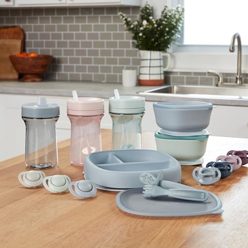 Image of NUK for Nature Suction Bowl and Lid, Leak-Proof Lid, Microwave, Freezer, & Top Rack Dishwasher Safe, BPA-Free, 2 Count (Pack of 6)