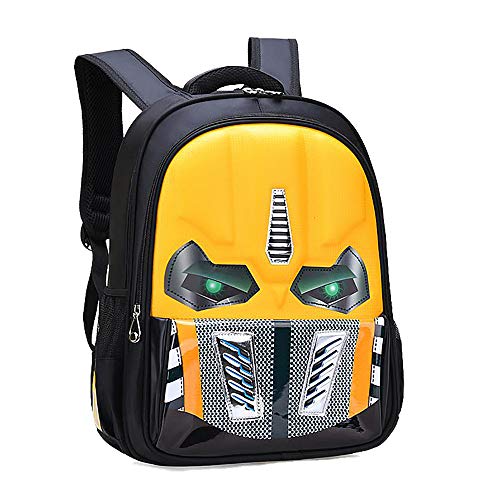 Alipher School Backpack Waterproof Kids Backpack School Bag Student Bookbag Large Size Yellow