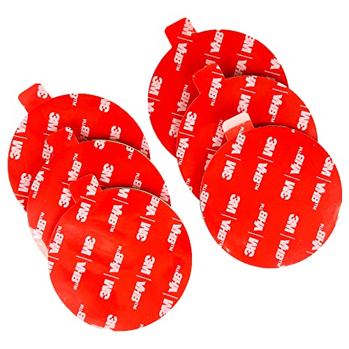 VHB 5952 アクリルフォーム 構造用接合テープ 両面テープ 業務用 屋内/屋外両用 多用途 超強力 (直径60mm, 6pcs)