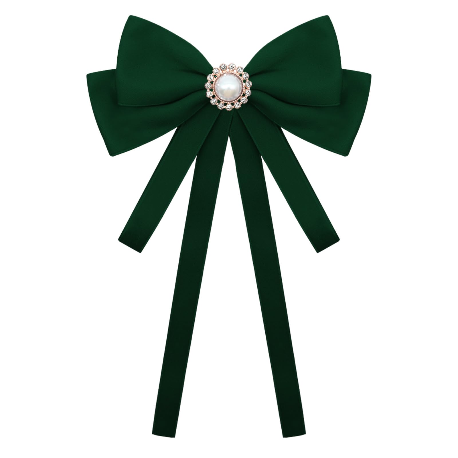 LJBFNN Bow Ties for Women, Adjustable Pre Tied Bow Tie Solid Color Ribbon Bowtie for Girls Ladies Party Daily Cosplay School