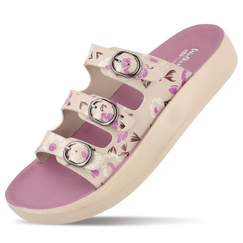 Image of WALKAROO Comfort Sandal For Women's|Lightweight and Comfortable|Soft Cushioned Insole|Stylish Casual Wear|WE2024