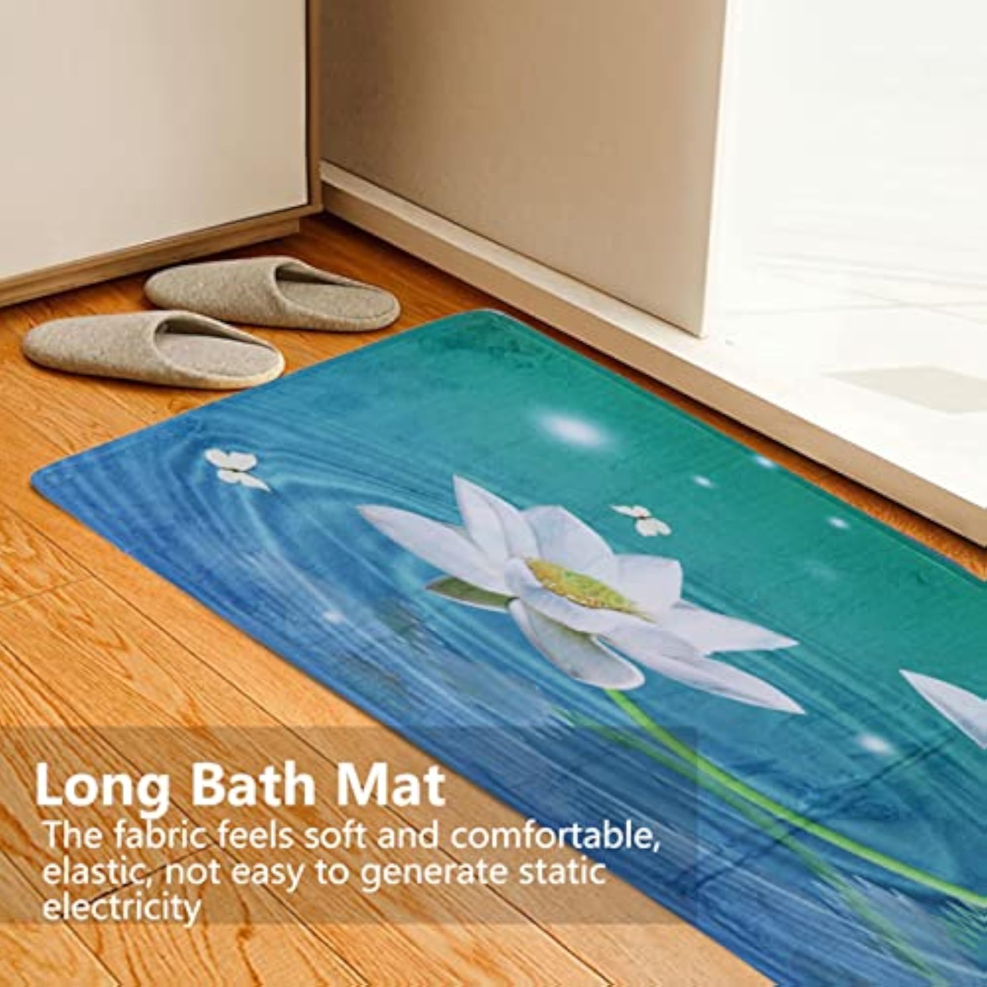 Bath Runner, Attractive Decorative Durable Bath Mat