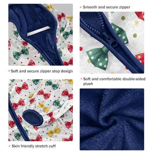 Bows Boys Fleece Coat,Children's Zip-Up Hoodie Jacket,Baby Warm Fashion Outerwear 3-10T,A1132633