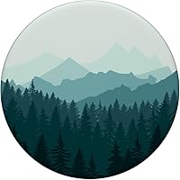 Vista 3 de Mountains Pine Trees PopSockets Swappable PopGrip