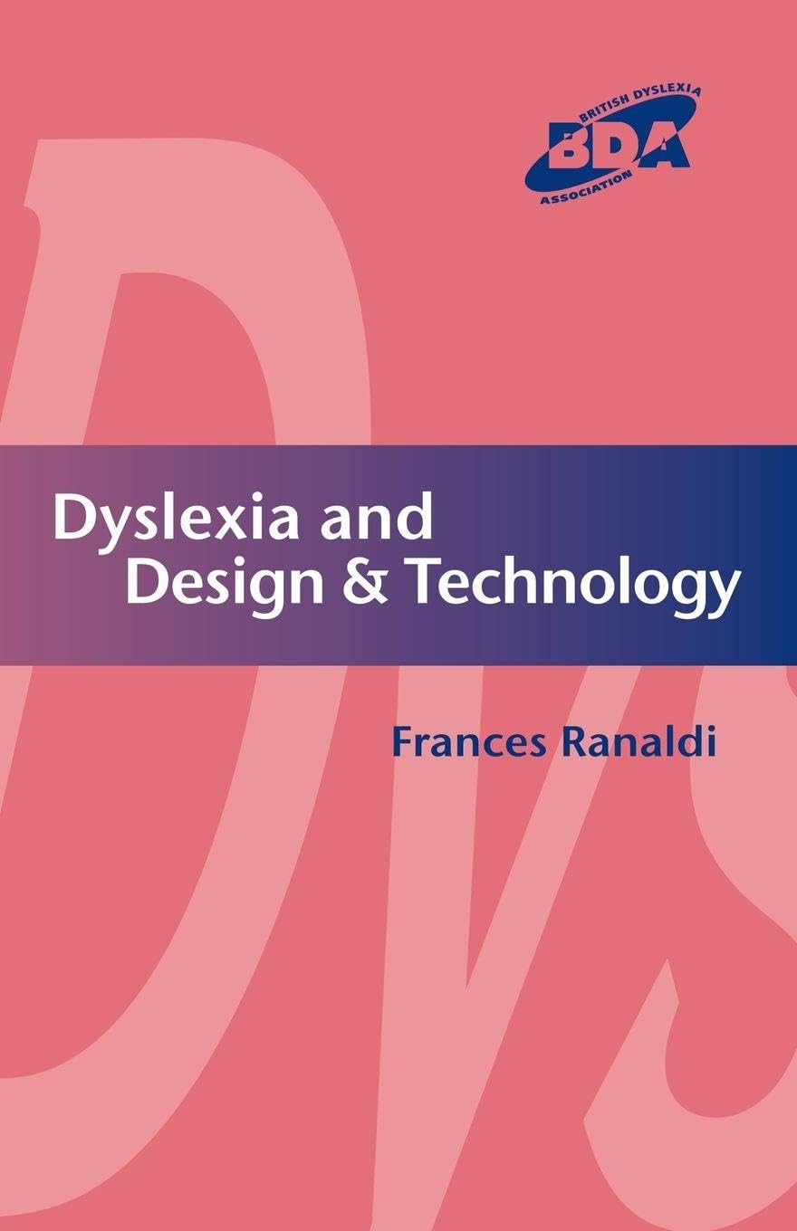 Dyslexia and Design andamp; Technology (Bda Curriculum) by Ranaldi New..