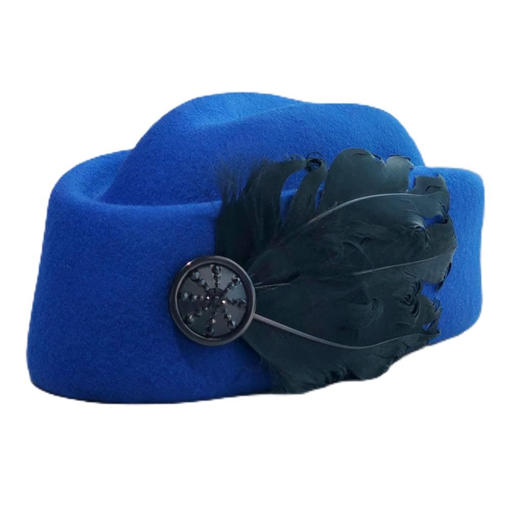 Cappelli Autunno Inverno Cappelli Eleganti Fedora con Fiocco Cappellino Formale da Donna a Cupola