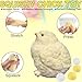 Generic Handmade Taba Squishy Chick Ultra Soft Squishy Fidget Squeeze Toys, TPR Squeeze Toys for Stress Relief Sensory Toys, Squishies for Adults Party Favors Pinch Family Squishy Toys (Chic)