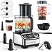 FIMEI Multifunctional Food Processor 1300W, 3 Speeds and Pulse Function, 3.5L Chopper, 1.5L Blender, Grinder, Citrus Juicer, Dough Kneader, Whisk, Shredder, Reversible Slicer, Triple Lock Protection