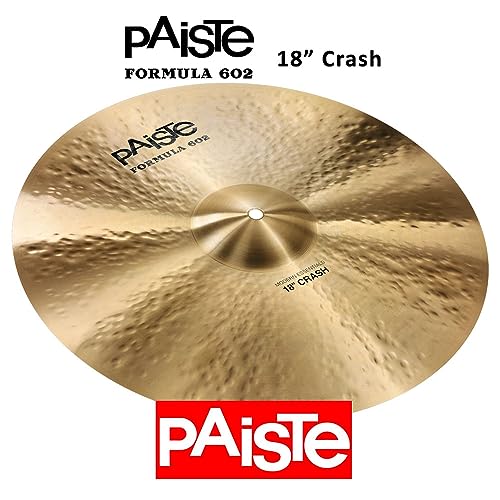 Paiste 18" Formula 602 Modern Essentials Crash Cymbal #TOP3