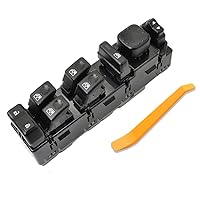 Vista 11 de 15883320 Interruptor de ventana eléctrica para el lado del conductor delantero con interruptor de espejo plegable compatible con Chevy Silverado