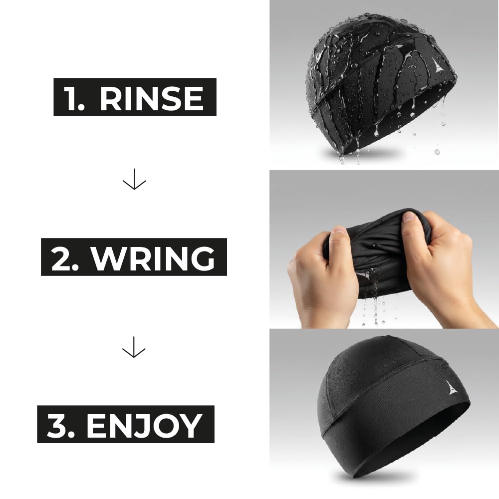 Amazon.com: Helmet Liner Sweat Wicking Skull Cap Beanie. Ultimate