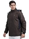 RJ WAHAN Men's Waterproof Winter Jacket | Reversible & Removable Hood | 99% Water-Resistant | Heavy-Duty Warm Jacket with 4 Pockets (IN, Alpha, L, Brown) gallery image