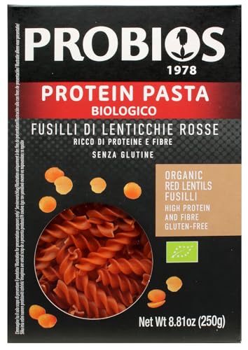Probios Fusilli Lenticchie Rosse, 250g