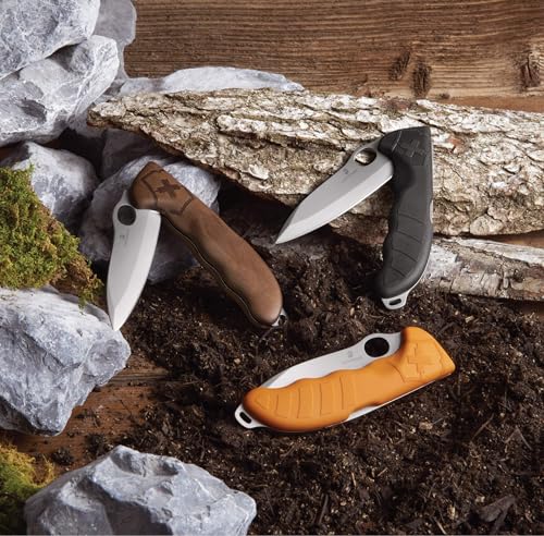 Victorinox Hunter Pro Swiss Army Knife, Large, Multi Tool, 2 Functions, Large Locking Blade, One Hand, Black - 4