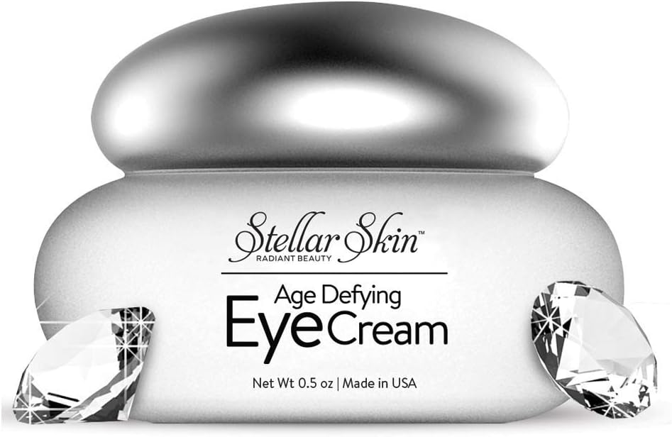 Eye Cream With Hyaluronic Acid – Anti Aging Skin Care Moisturizer For Fine Lines, Wrinkles And Under Eye Dark Circles, Made in USA