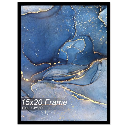 Fxojyvo 15x20 Picture Frame for Photo Poster Horizontally/Vertically