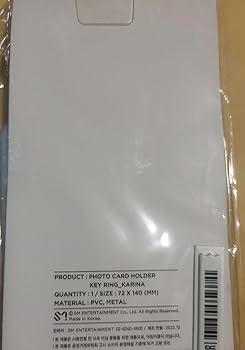 Amazon.co.jp: 公式 aespa カリナ ポップアップ トレカホルダー