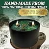 Ogun Protection Spell Candle – Obstacle Removal, Spiritual Protection, Court & Career Success – Witchcraft Supplies, Wiccan Altar Decor, Santeria Inspired Ritual (14oz) #2