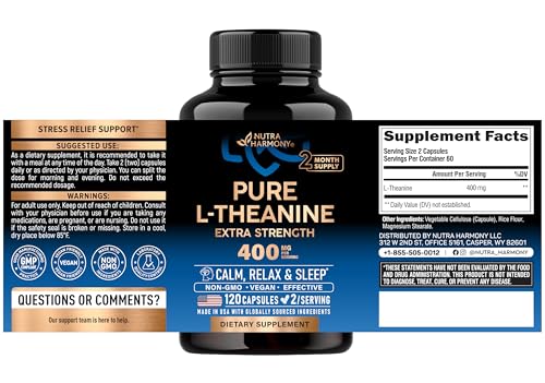 NutraHarmony L-Theanine 400mg
