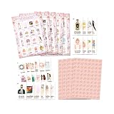 Bgohrd Bridal Shower Loteria Games, Pink Floral Bridal Shower Game Cards, Bilingual Loteria Bingo for Adults Family Friends, Funny Mexican Juegos Bingo Games in Spanish English -A02