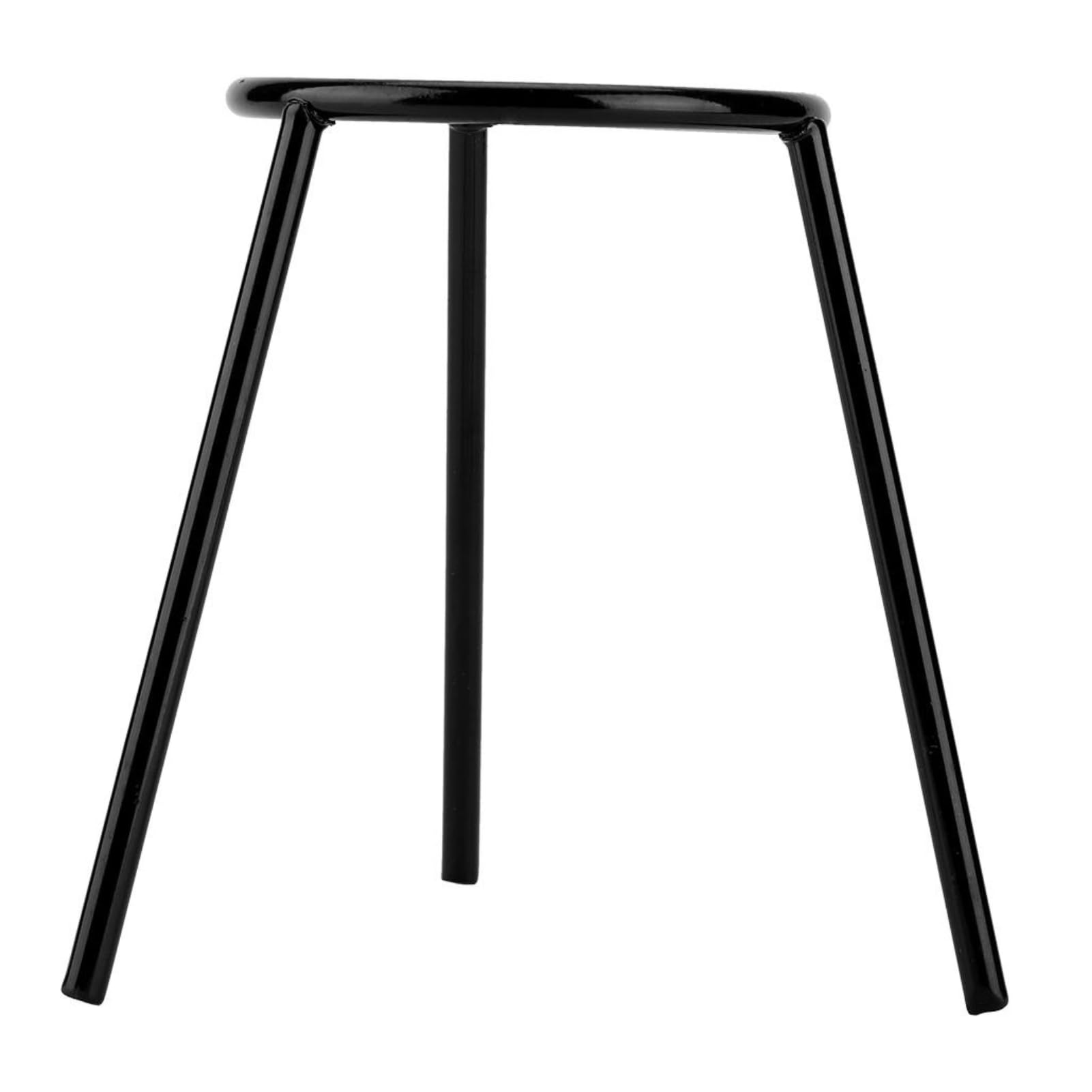 Broco Tripod for Bunsen Burner, Lab Stand for Alcohol Lamp, Stainless Steel Heating Support – Chemistry Experiment Tripod (13.5cm Legs, 8.8cm Diameter)