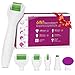Produktbild Derma Roller, Aiemok 6 in 1 Micronadeln Dermaroller Gesicht für Gesichtspflege mit Micro-Needling aus Titanstahl, 0.25/0.5/1.0/1.5mm Dermaroller Set für Anti Falten und Haarausfall (B)