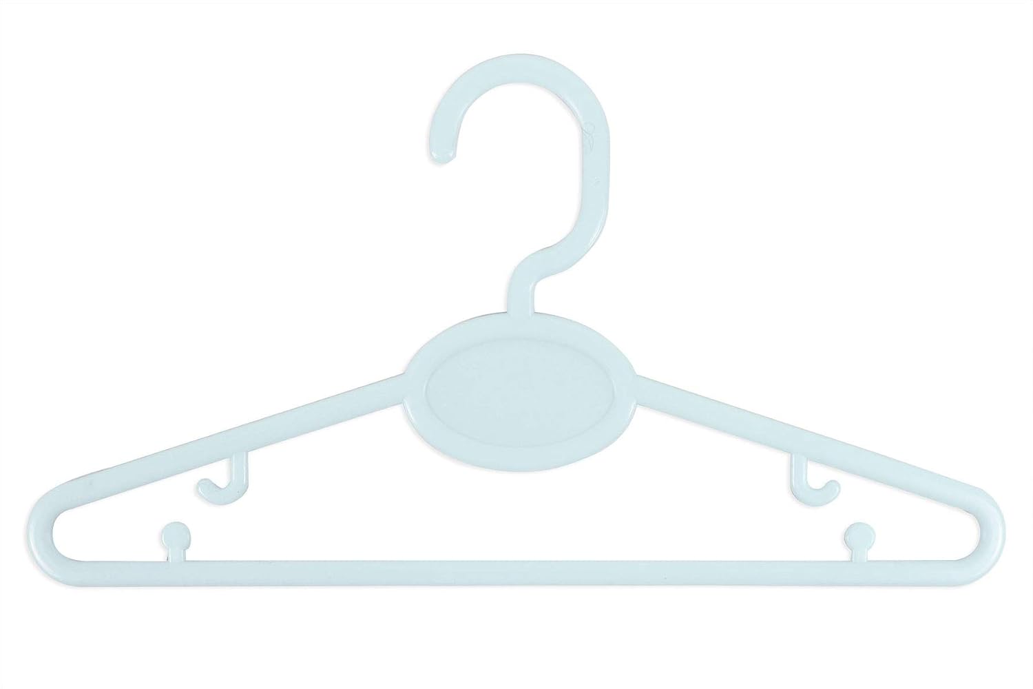 Baby Coat Hangers Small Clothes Hangers First Steps Pack of 32 White - Image 3