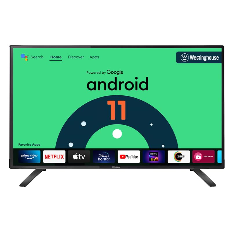 Westinghouse 106 cm (43 inches) W2 Series Full HD Certified Android LED TV WH43FX71 (Black)