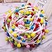 Produktbild Gxbld-yy 5Yards Bunte kleine Spitze Pompom Trim 10mm Trim Nähzubehör Dekoration Band Kugel Fringe Stickerei DIY Apparel Fabric (Farbe : A11)