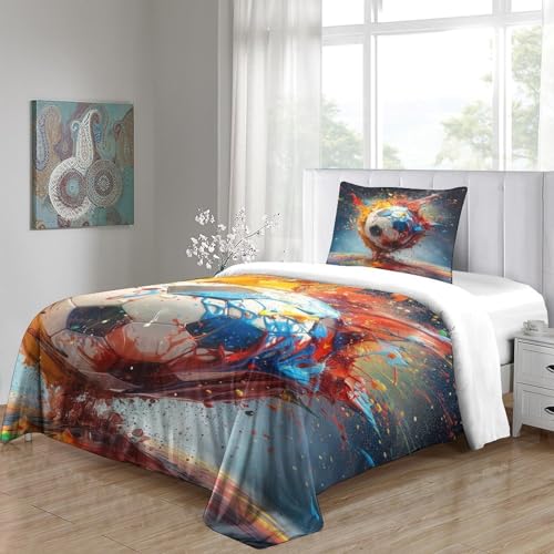 Housse de couette Tour Eiffel 3D microfibre King 220x240cm avec taies d'oreiller - 5