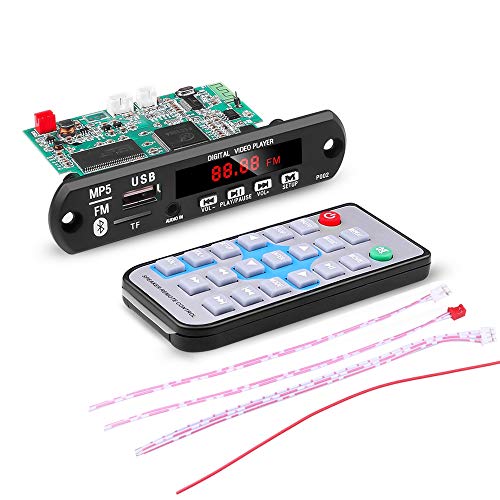Image of USB MP5 Stereo Audio Video Player Decoder Module kit with Bluetooth FM USB AUX & Remote