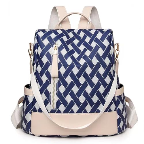 Sac à dos femme étanche et élégant en bleu M pour rester chic sous la pluie