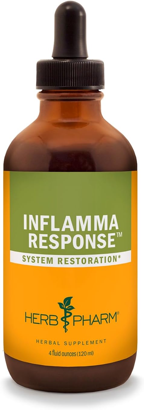 Herb Pharm Inflamma Response Liquid Herbal Formula with Turmeric Liquid Extract - 4 Ounce