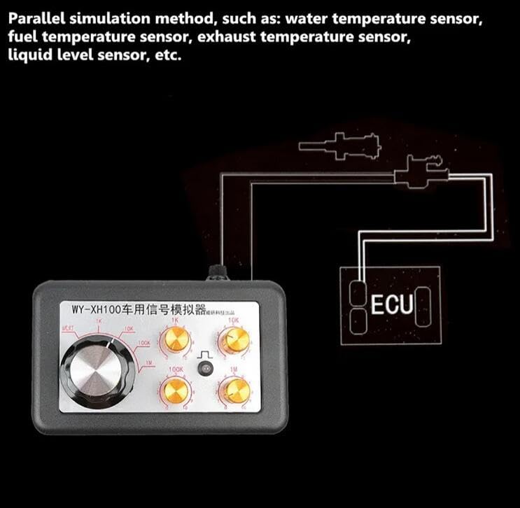 Diagram showing parallel simulation method for temperature and liquid level sensors