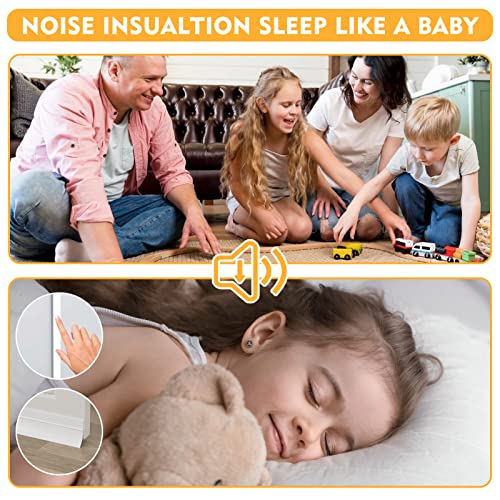 Weather Stripping Door Seal Strip, Ablink Door Weather Stripping For Door Frame, Door Draft Stopper For Bottom, Self Adhesive Door Sealing Strip For Doors And Windows Gaps,White,25Mm #TOP4