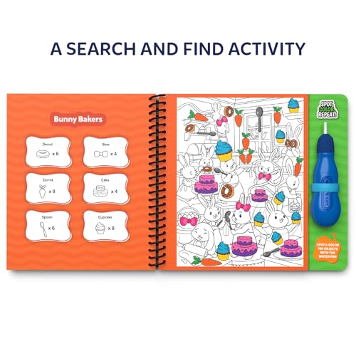 Image of Skillmatics Reusable Search & Find Book - Water Spotter, Mess-Free, Fun Learning Activity, Animals, Travel Toy, Gifts for Boys & Girls Ages 4, 5, 6, 7, 8