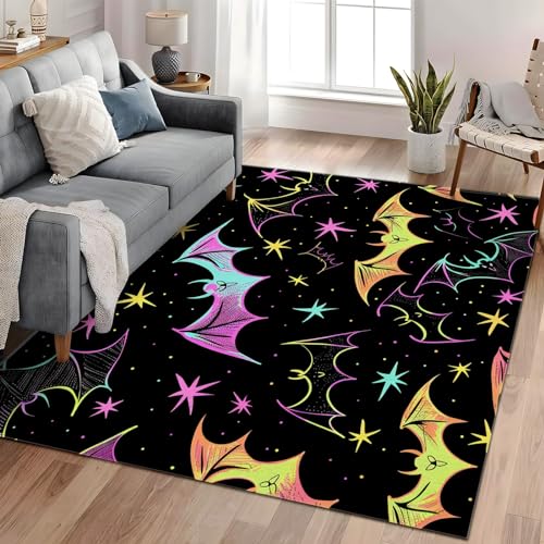 Tapete decorativo negro 122x91 cm Animal Bat