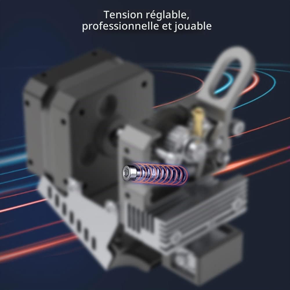 Creality Ender 3 Sprite Pro Direct Drive Extruder Upgrade Kit All Metal Hotend Titanium Heat Break Dual Drive avec Steppe pour Ender 3 V2, Ender 3 Pro, Ender 3 S1,Ender 3 Max Imprimantes 3D