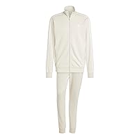 adidas Uomo Basic 3-Stripes French Terry Track Suit, alumina