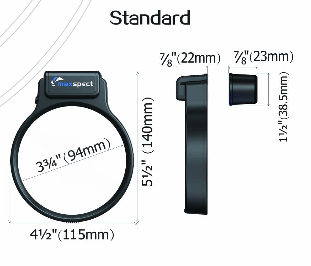 Maxspect Pastel Reef Magnifier Standard - Lente d'Ingrandimento con LED + filtri in 2 Colori - per osservazione Coralli in Vasca Acquario Marino Reef barriera