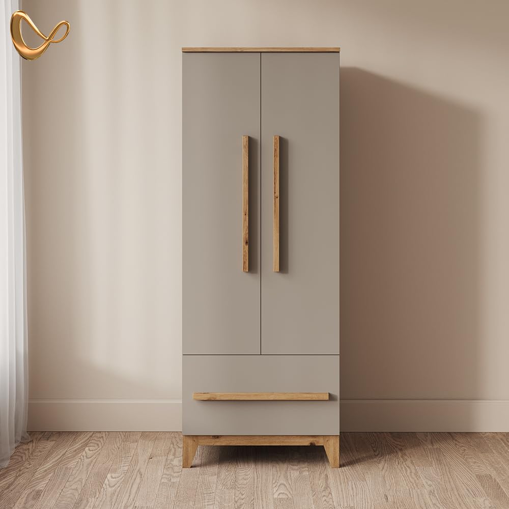 Livinity Guardaroba per bambini Mailo 70 x 186.8 cm con sedile a panchina