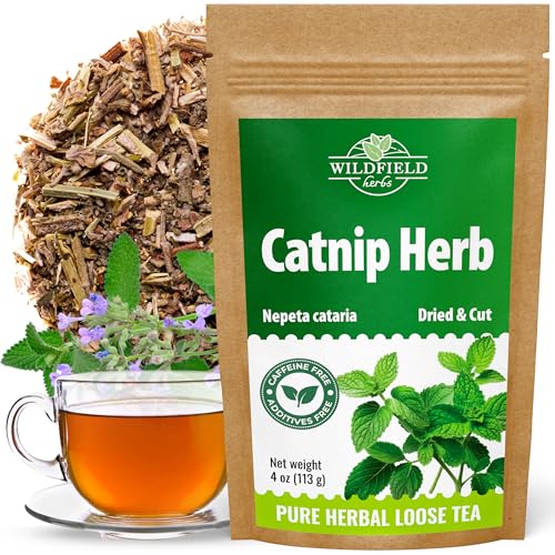 Image of 4 oz. Catnip Tea Catnip Herb Tea (Nepeta L.) - 113g Cat Nip Herb Hierba Gatera