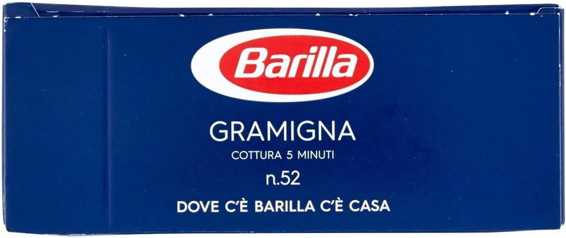 Italian Gourmet Gramigna N.52 pâtes italiennes de blé dur 20 x 500g